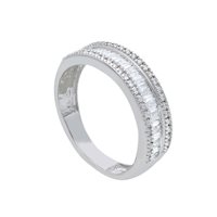 Anneau Babila Milano Femme L'incassatura invisibile in Or blanc Diamante 204593